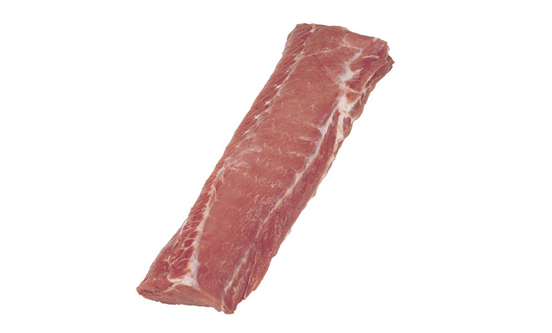 直切去花边里脊肉